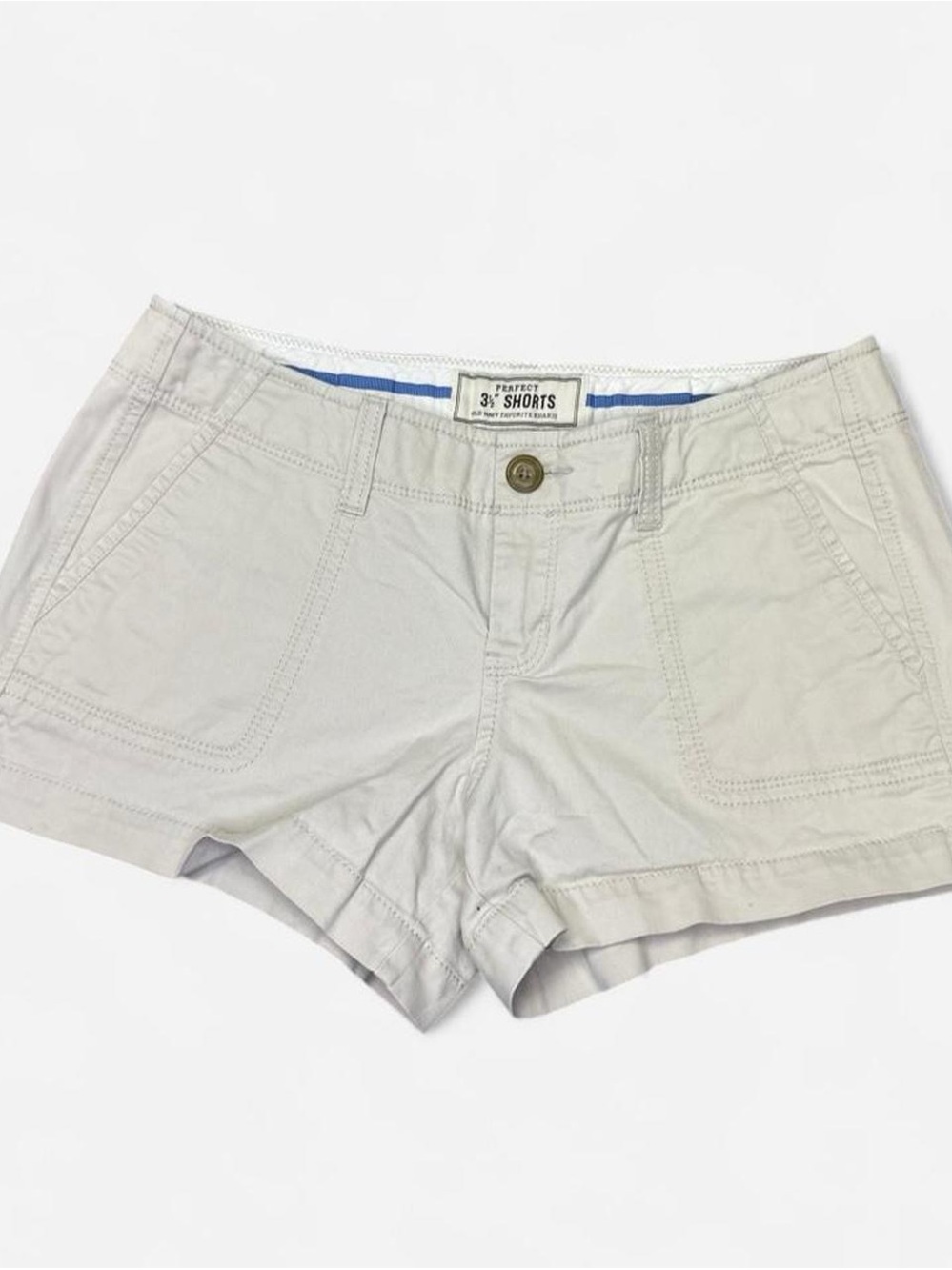 Vintage Old Navy Women's Low Waist Shorts - Light Beige